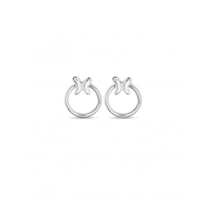 Butterfly Detachable Hoop Earrings PEN0926MTL0000U