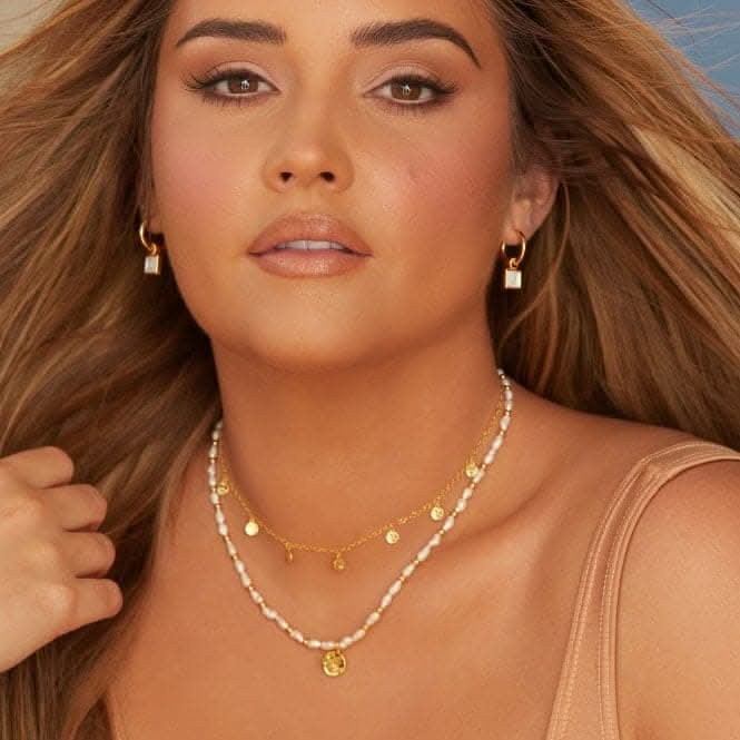 Calm Pearl Lunar Necklace DN158