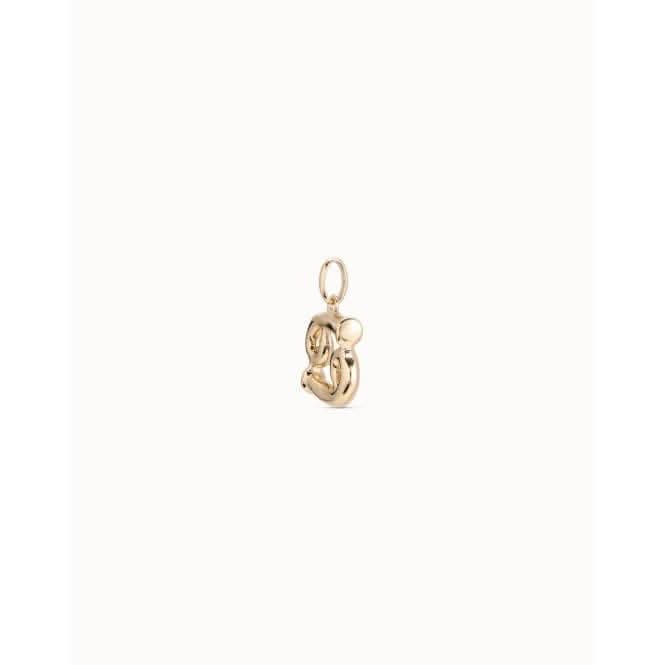 Cancer Golden Metal Charm CHA0199OROCAN0U