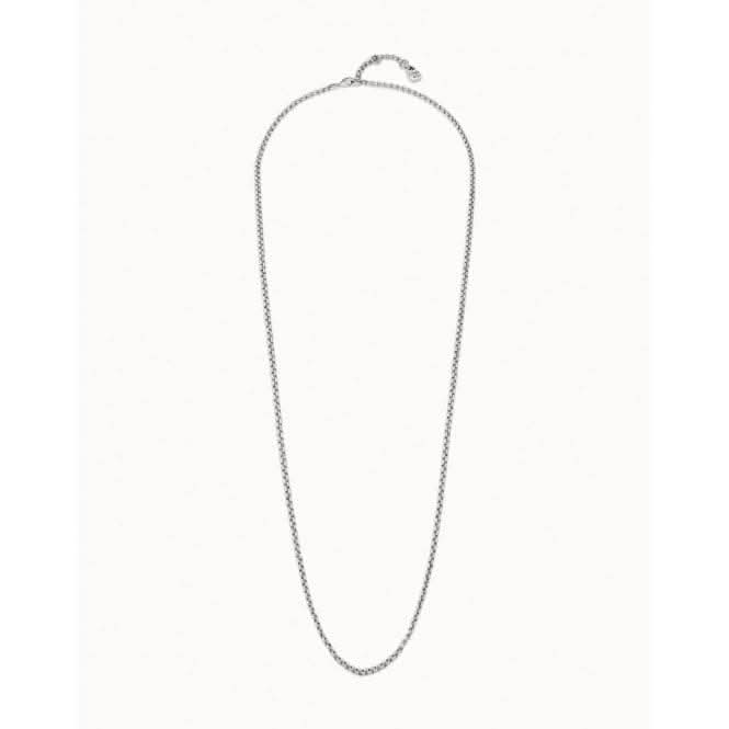 Chain 2 Silver Metal NecklaceUNOde50COL1364MTL0000U