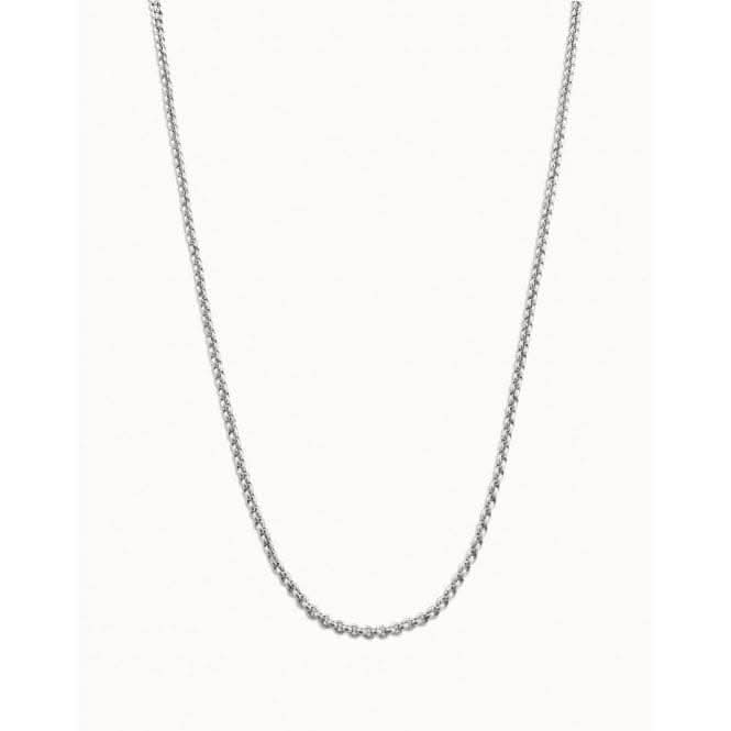 Chain 2 Silver Metal NecklaceUNOde50COL1364MTL0000U