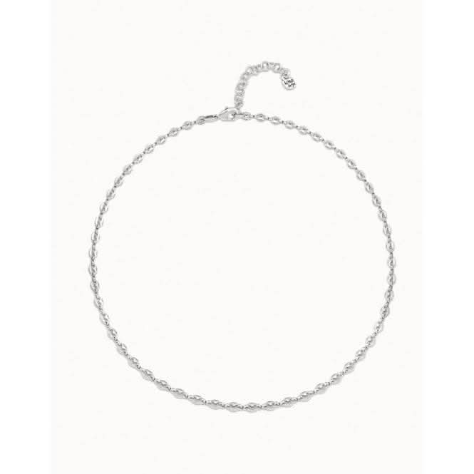 Chain 3 Silver Metal NecklaceUNOde50COL1365MTL0000U