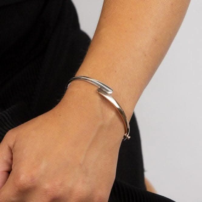 Fiorelli Silver Hinged Bangle Set B5248C