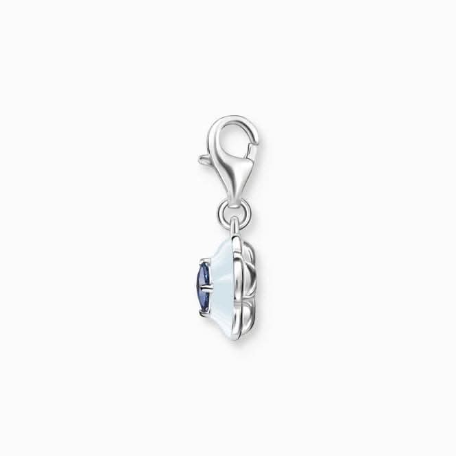 Charm Club Blue Flower Pendant Charm 1916-496-1