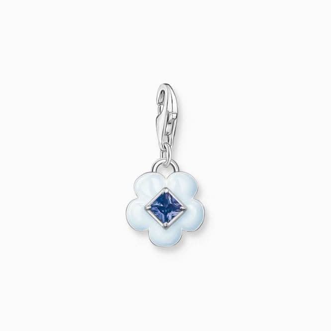 Charm Club Blue Flower Pendant Charm 1916-496-1
