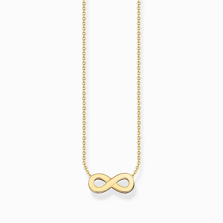 Charm Club Essentials Sterling Silver Gold Plated Infinity Necklace KE2221 - 413 - 39 - L45VThomas Sabo Charm ClubKE2221 - 413 - 39 - L45V