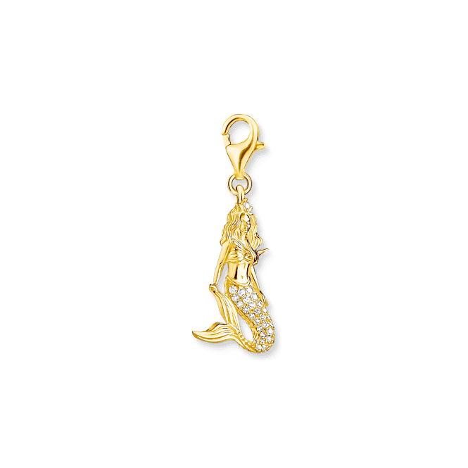 Charm Club Gold Plated Mermaid Charm 1887 - 414 - 7Thomas Sabo Charm Club1887 - 414 - 7