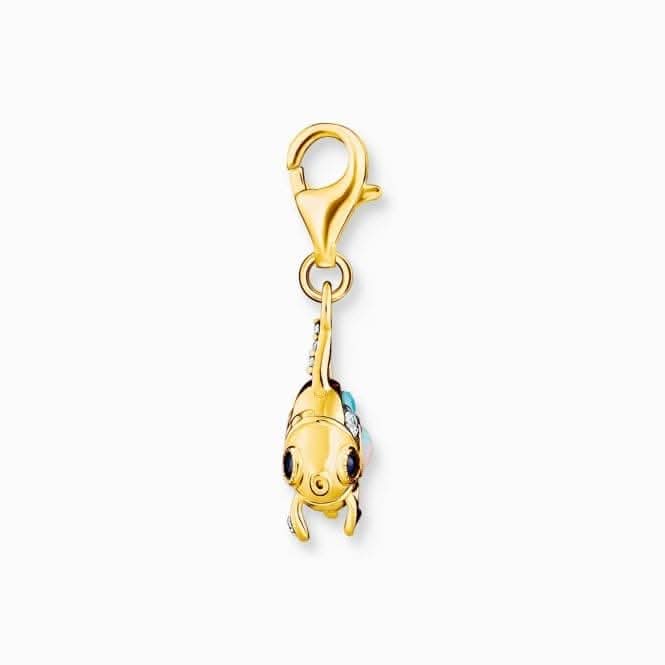 Charm Club Gold Plated Multicoloured Fish Charm 1921-959-7