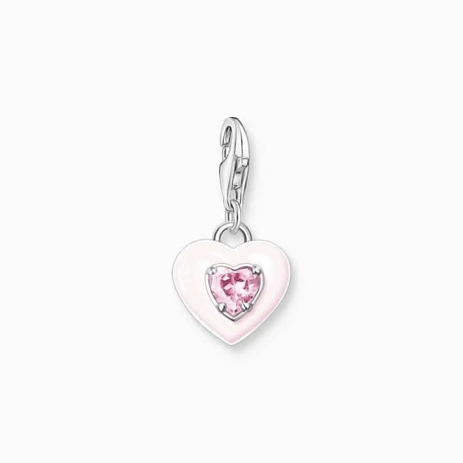 Charm Club Pink Heart Pendant Charm 1915-041-9