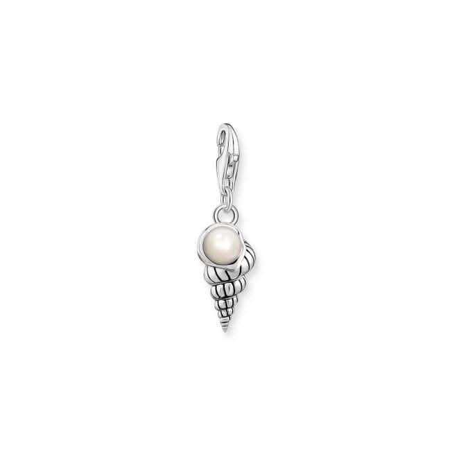 Charm Club Shell With Pearl Charm 1891-082-14