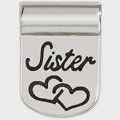 Seimia Symbols Enamel Black Sister Pendant 147119/003