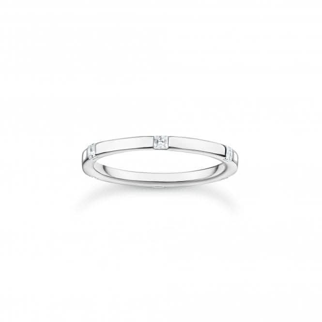 Charming Sterling Silver White Stones Ring TR2396 - 051 - 14Thomas Sabo Charm Club CharmingTR2396 - 051 - 14 - 48