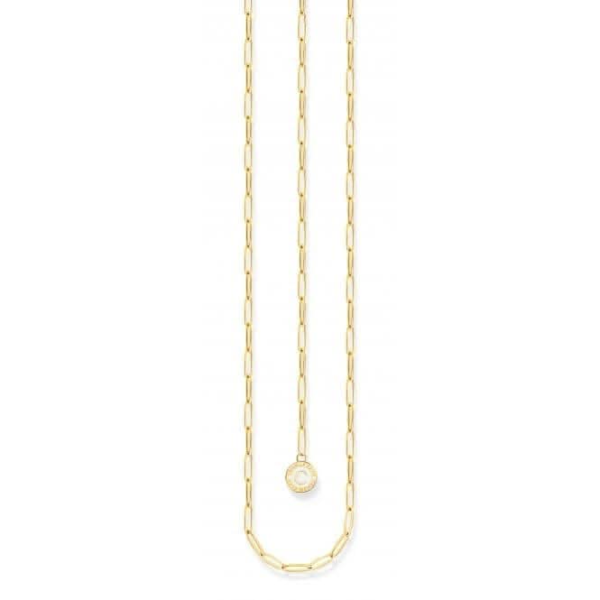 Charmista Gold Plated Cold Enamel Necklace X2089 - 427 - 39Thomas Sabo Charm Club CharmistaX2089 - 427 - 39 - L70