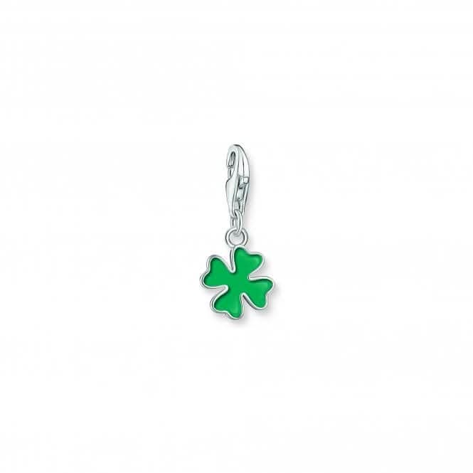Charmista Green Cold Enamel Clover Charm Pendant 2017-007-34