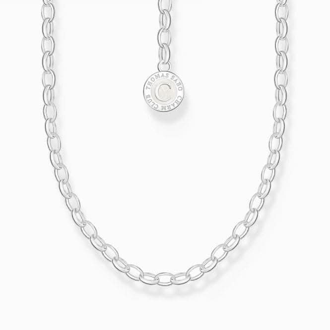 Charmista Member With Coin Sterling Silver Charm Necklace X0288 - 007 - 21 - L45Thomas Sabo Charm Club CharmistaX0288 - 007 - 21