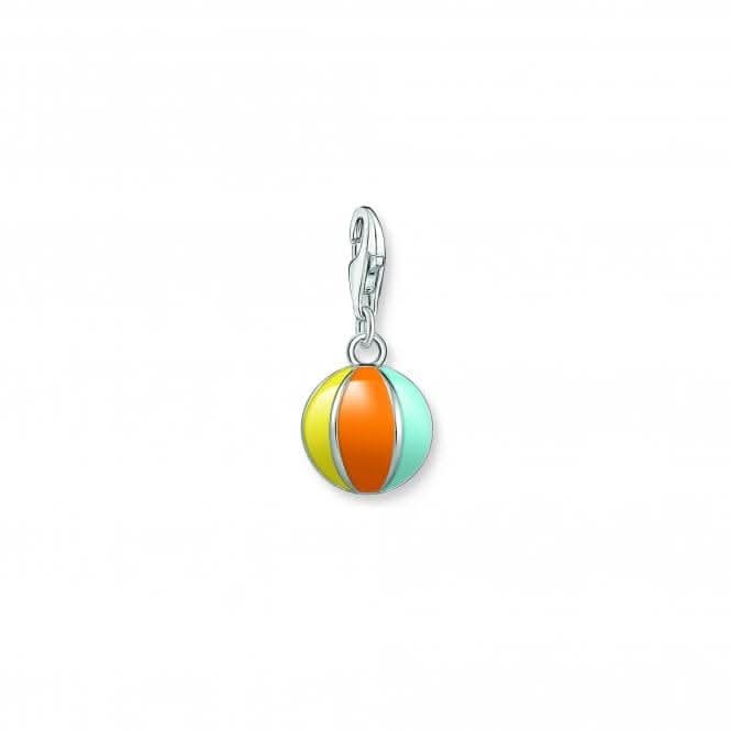 Charmista Multicoloured Cold Enamel Beach Ball Charm Pendant 2004-041-7