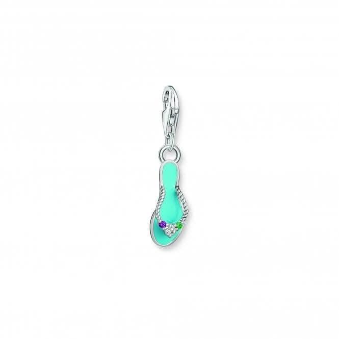 Charmista Multicoloured Enamel Flip Flop Charm Pendant 2025-914-7
