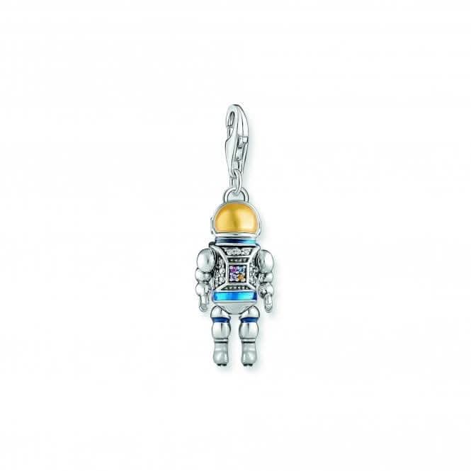 Charmista Sterling Silver Multicoloured Enamel Astronaut charm 2037-691-7