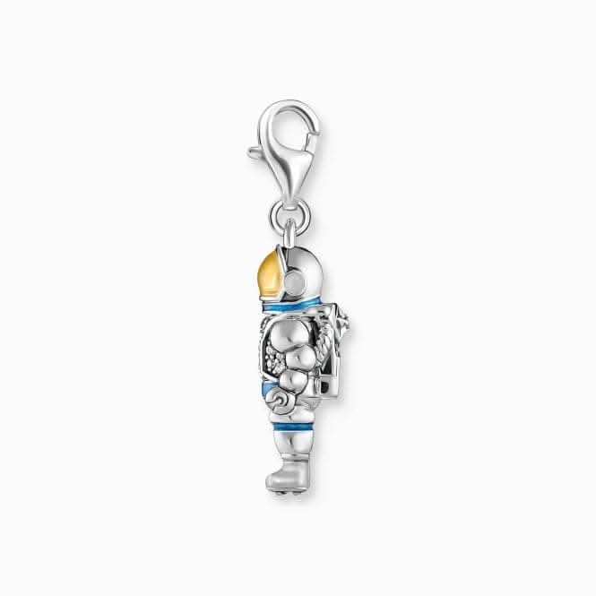 Charmista Sterling Silver Multicoloured Enamel Astronaut charm 2037-691-7