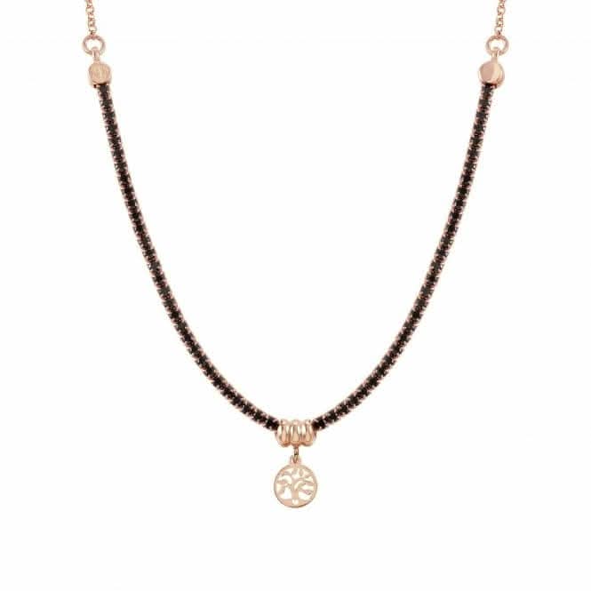 Chic & Charm Silver Cubic Zirconia Tree Of Life Rose Gold Necklace 148602/042Nominations148602/042