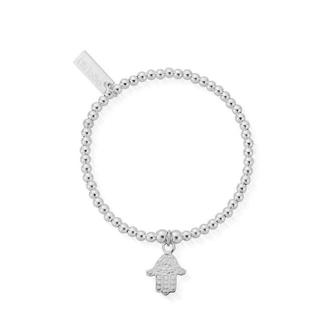 Children's Cute Charm Decorated Hamsa Hand Bracelet CSBCC607