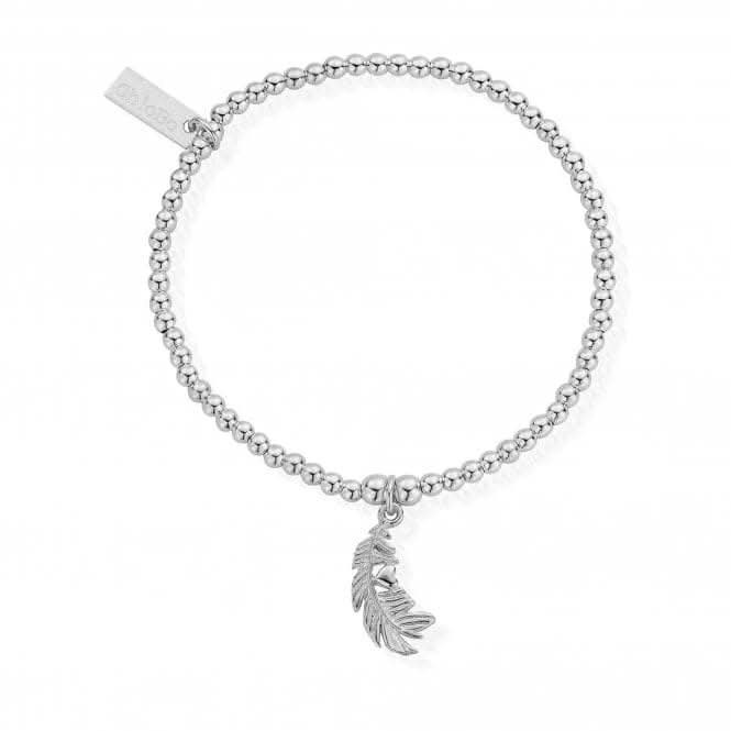 ChloBo Cute Charm feather Heart Bracelet SBCC596ChloBoSBCC596
