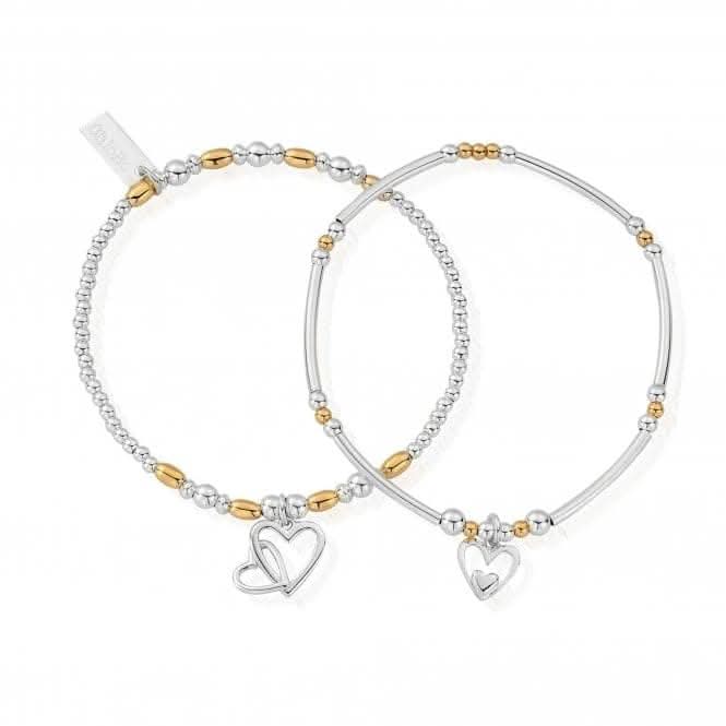 ChloBo Gold and Silver Double Devotion Set of 2 GMBSET572732