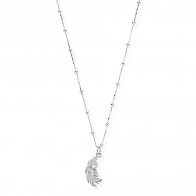 ChloBo Necklace with Feather Heart Pendant SNBB596