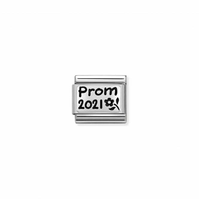 Classic Oxidised Plate Steel Silver Prom Link 330109/54