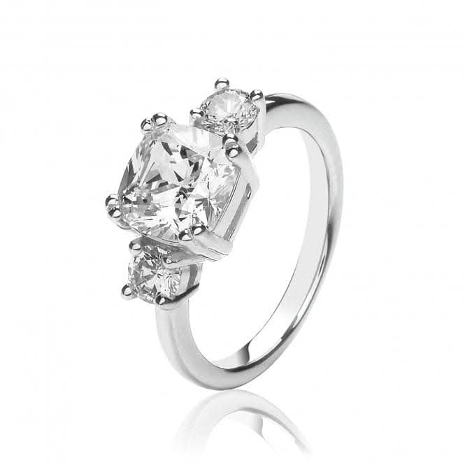 Silver & Co 3 Stone Cubic Zirconia Ring SRG0104