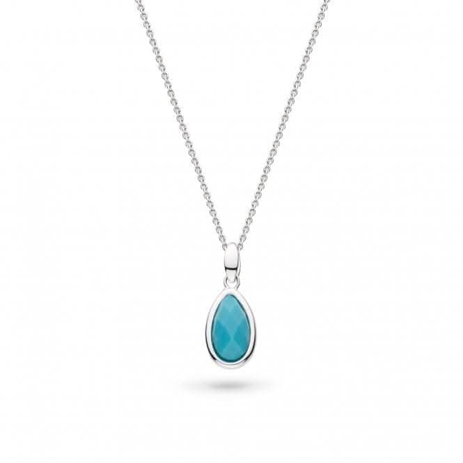 Coast Pebble Azure Gemstone Necklace 90172MG