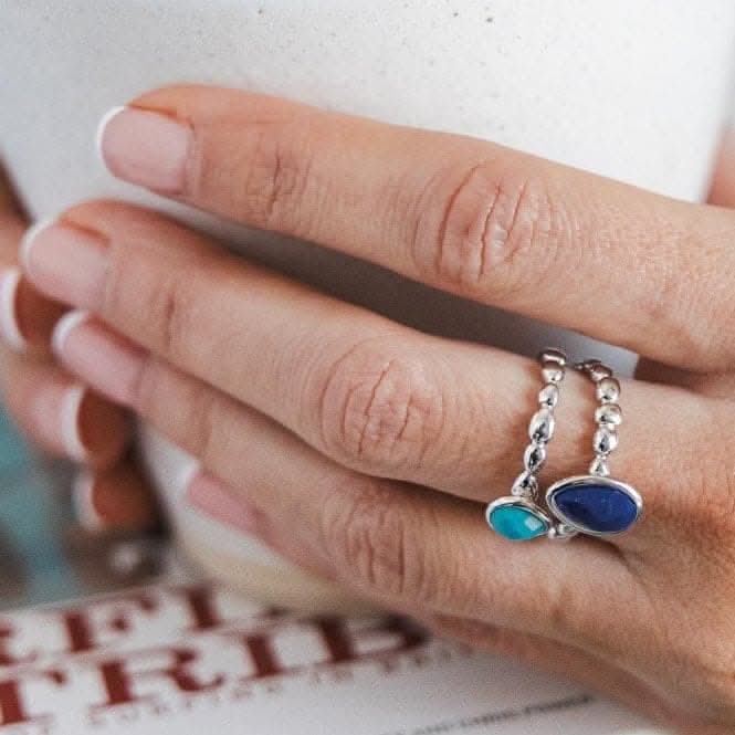 Coast Pebble Azure Grande Gemstone Ring 10173LP