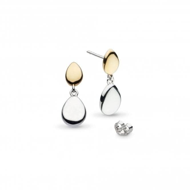 Coast Pebble Golden RP/GD Stud Drop Earrings 60186GRP