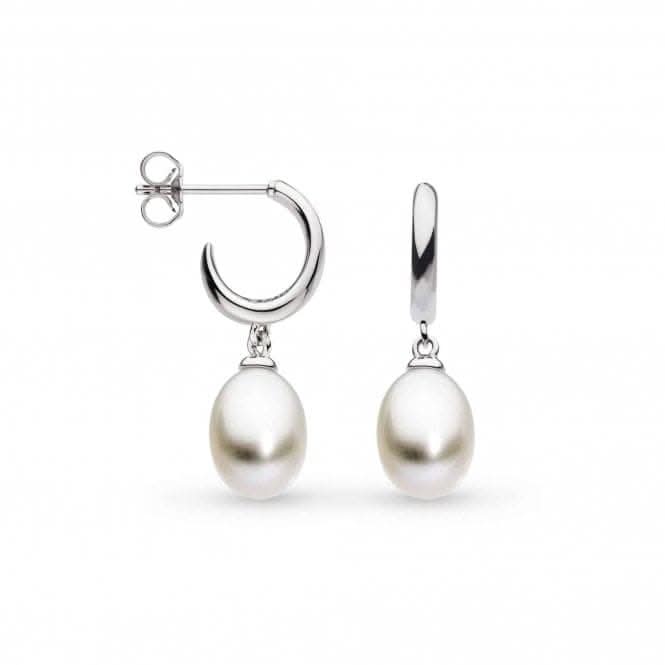Coast Pebble Pearl Droplet Hoop Earrings 50183FP