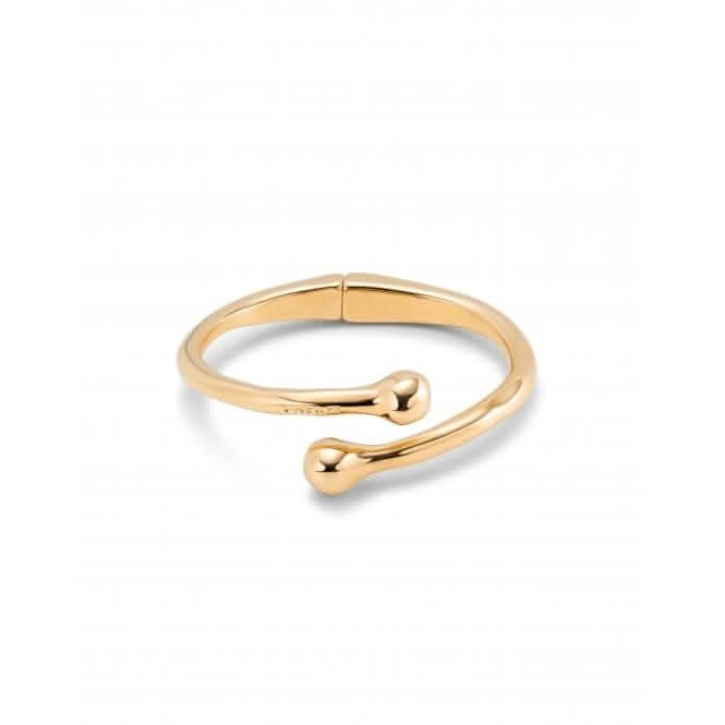Comeback 18k Gold Plated Rigid Internal Bangle PUL2416ORO