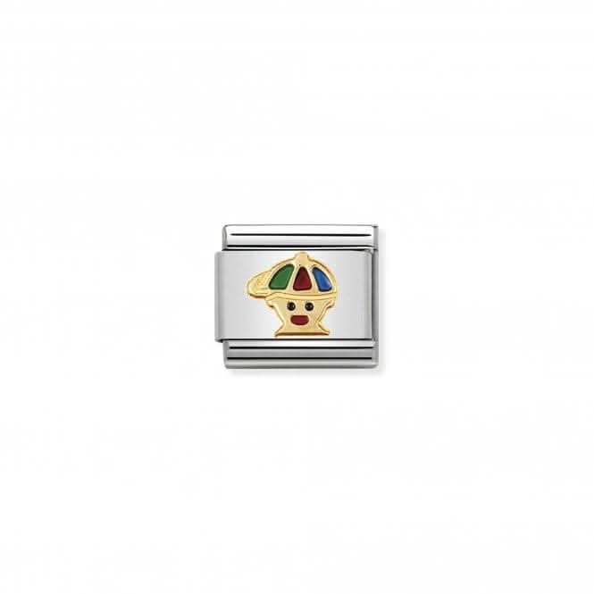 Composable Clasic Fun Enamel Gold Baby Boy Link 030209/36