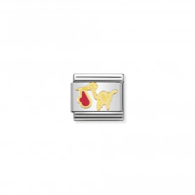 Composable Classic Daily Life Gold Pink Stork Link 030208/21