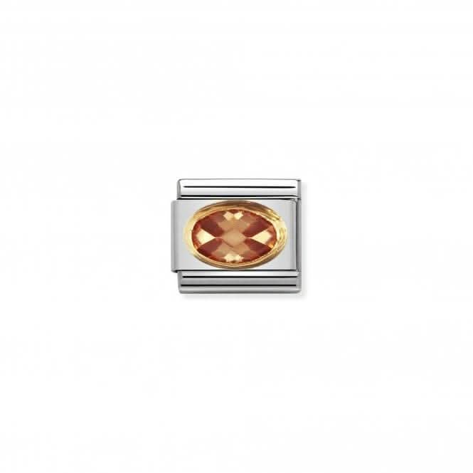 Composable Classic Faceted Zirconia Gold Champagne Link 030601/024