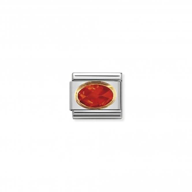 Composable Classic Faceted Zirconia Gold Orange Link 030601/026