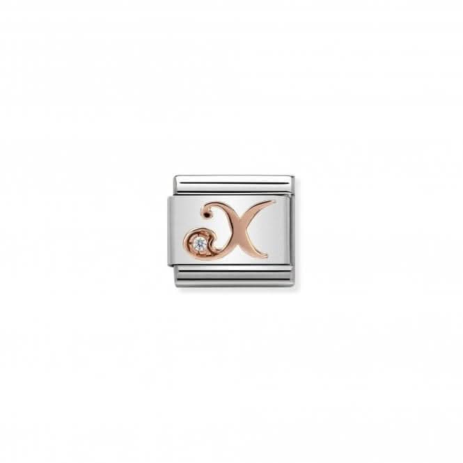 Composable Classic Letters Zirconia Gold X Link 430310/24