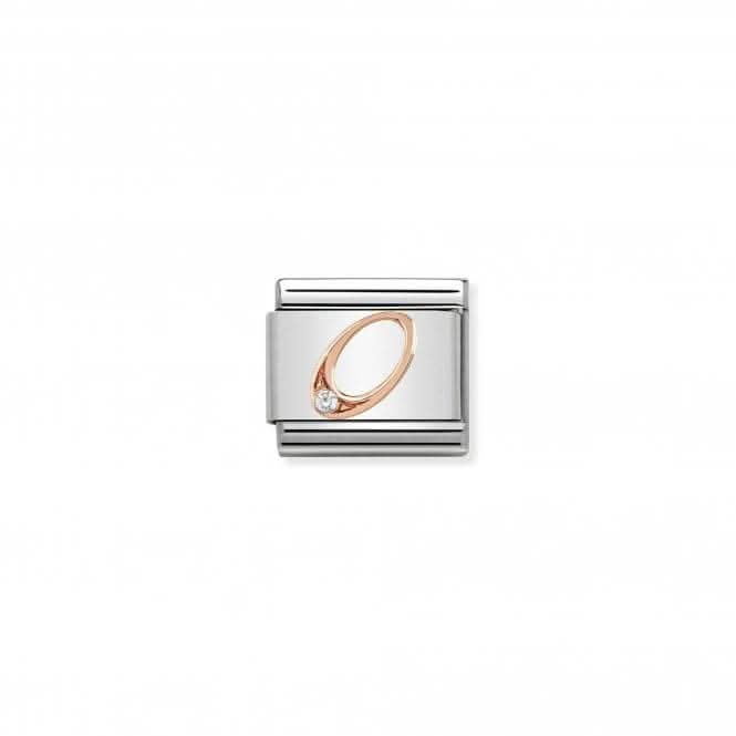 Composable Classic Numbers Zirconia Rose Gold 0 Link 430315/00