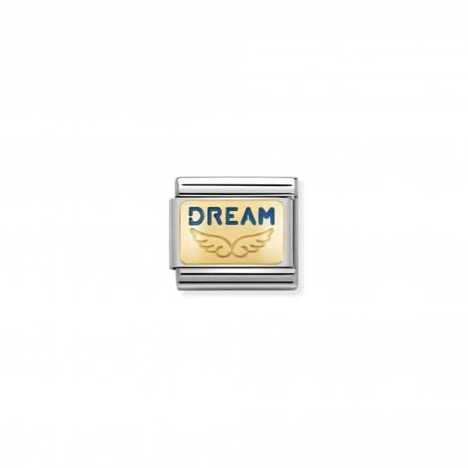 Composable Classic Plates Gold Dream Big Angel Link 030284/35