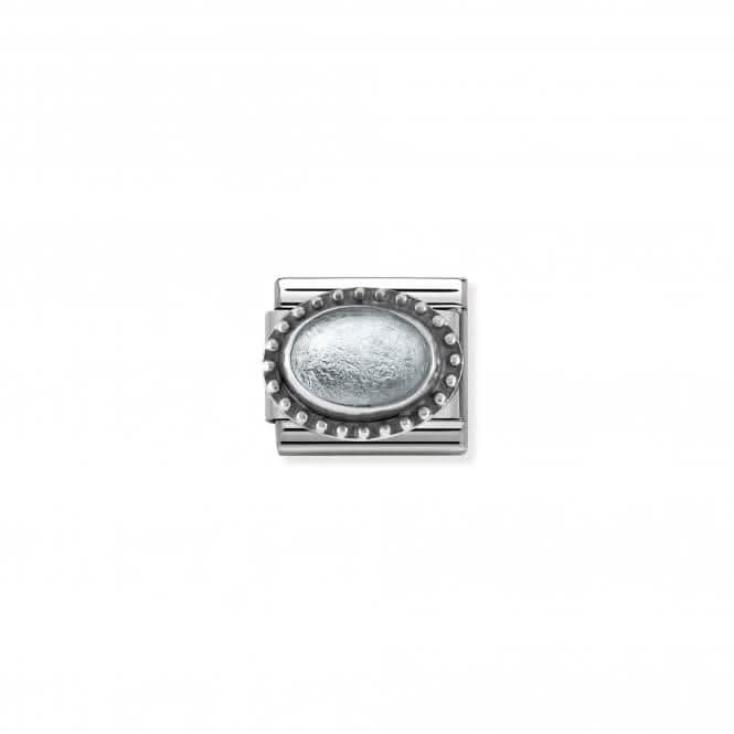 Composable Classic Rich Stones Agate Drusie Silver Moon Link 330502/01