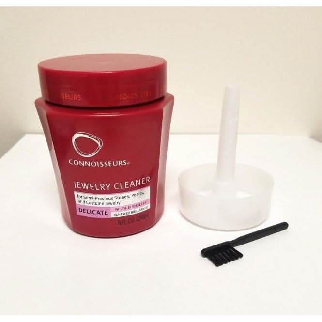 Connoisseurs Delicate Jewelry Cleaner 8 oz Bath for Semi-Precious Stones & Pearls