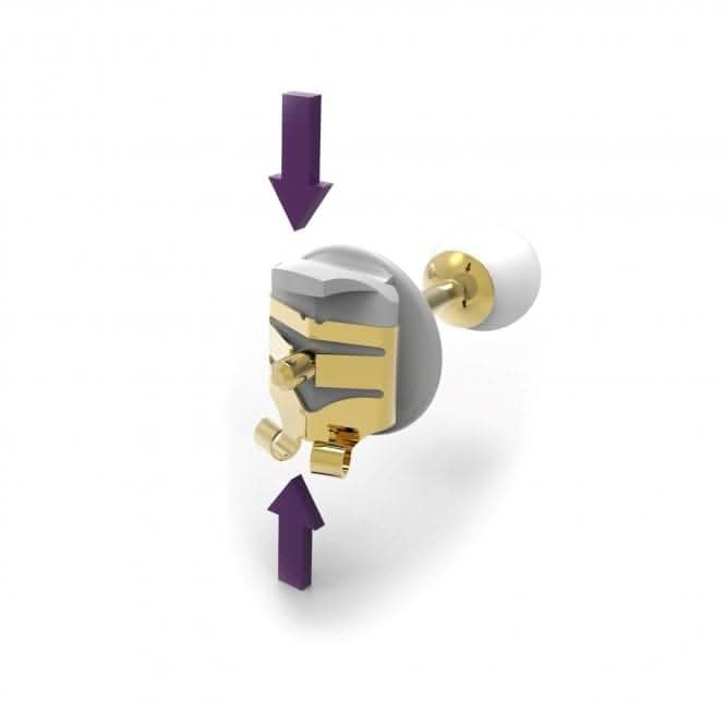 Connoisseurs Gold-tone Secure Earring Backs LOX 2GDP