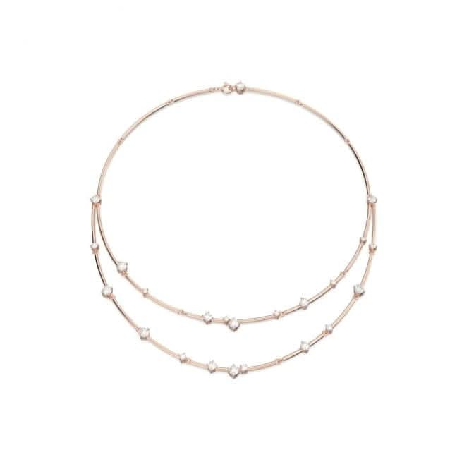 Constella Rose Gold - Tone Plated White Necklace 5640283Swarovski5640283