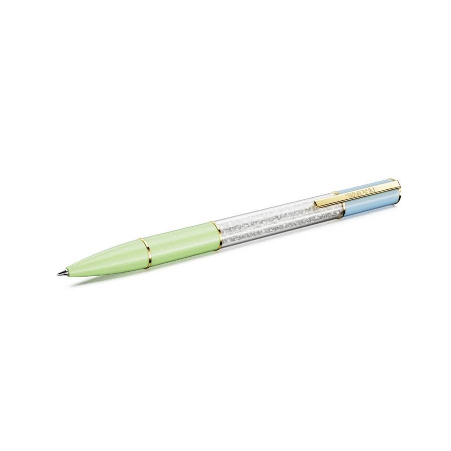 Crystalline Lustre Gold-tone Plated Green Pen 5676542