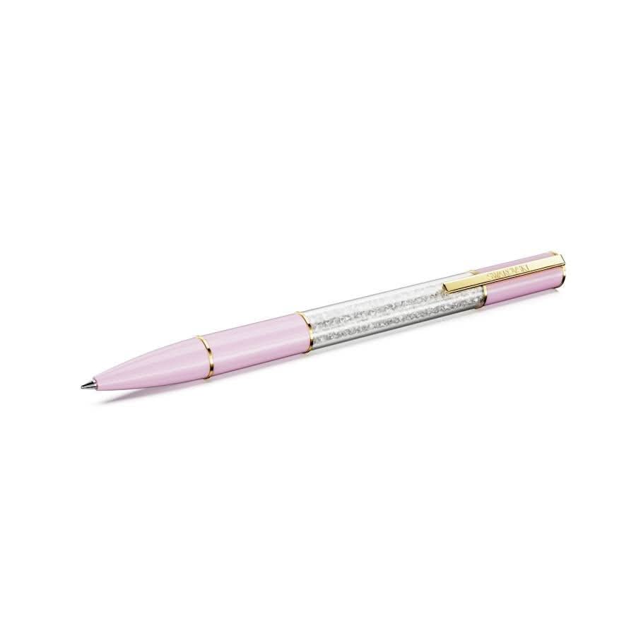 Crystalline Lustre Gold-tone Plated Pink Pen 5693725