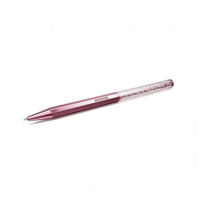 Crystalline Octagon Shape Pink Lacquered Ballpoint Pen 5669937