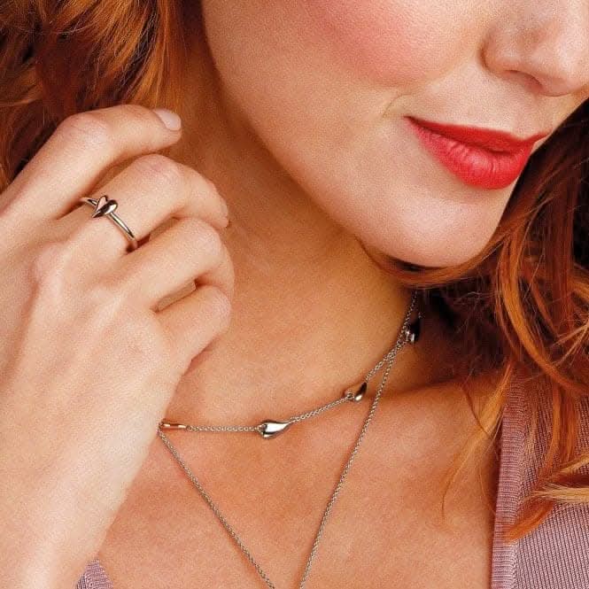 Desire Kiss Blush Heart 18" Station Necklace 90501RRPKit Heath90501RRP
